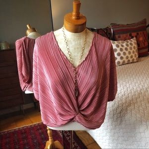 Anthropologie Rose Boho Blouse